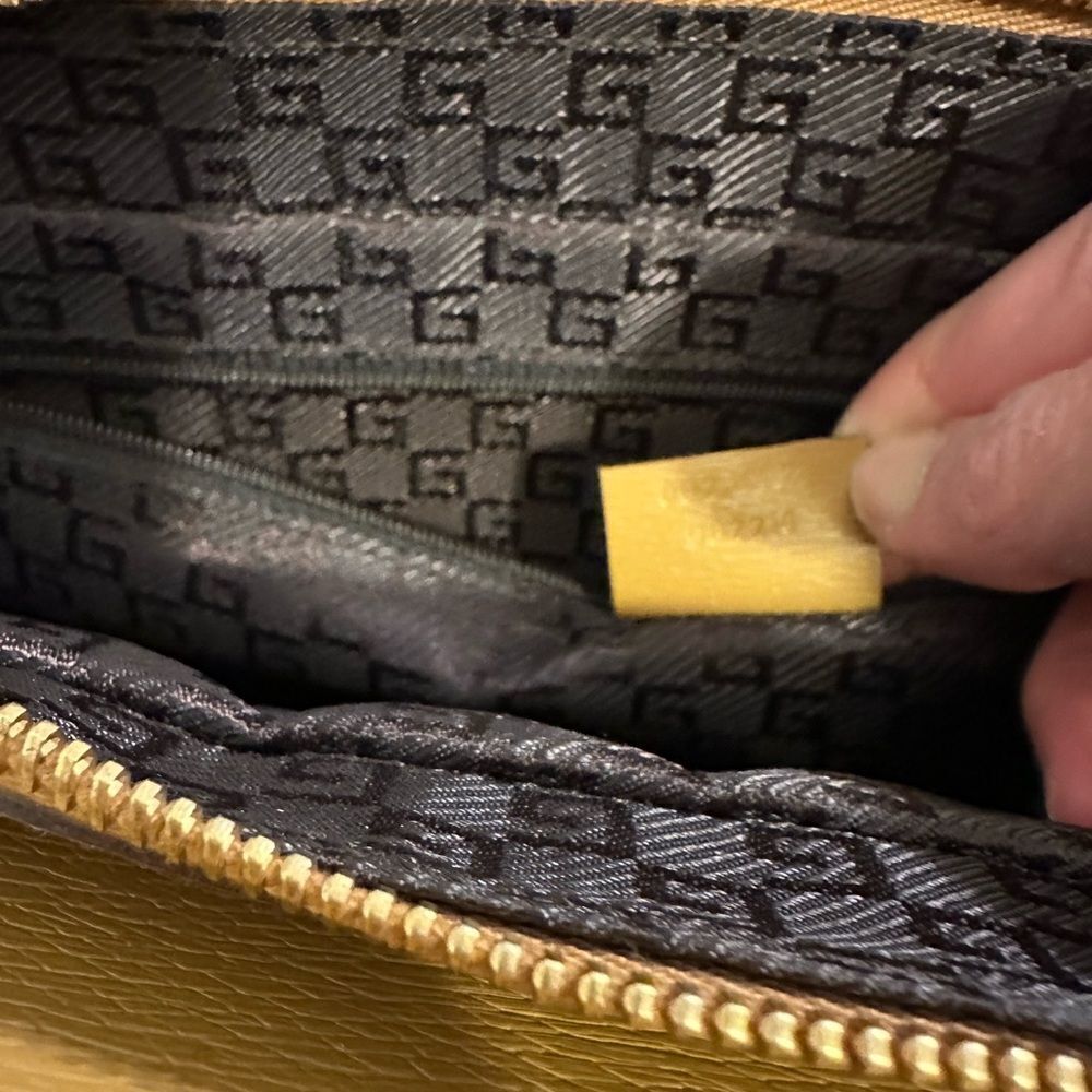 Gucci Kelly Brown Leather Handbag - Picture 13 of 15